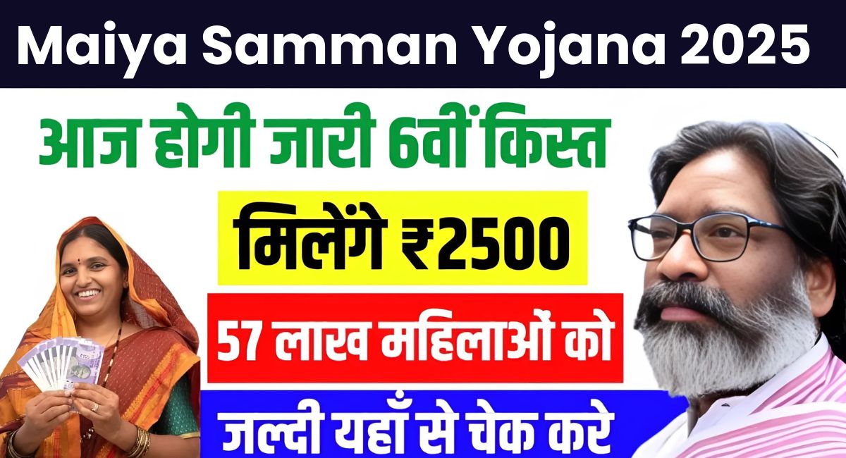 Maiya Samman Yojana 6th Installment