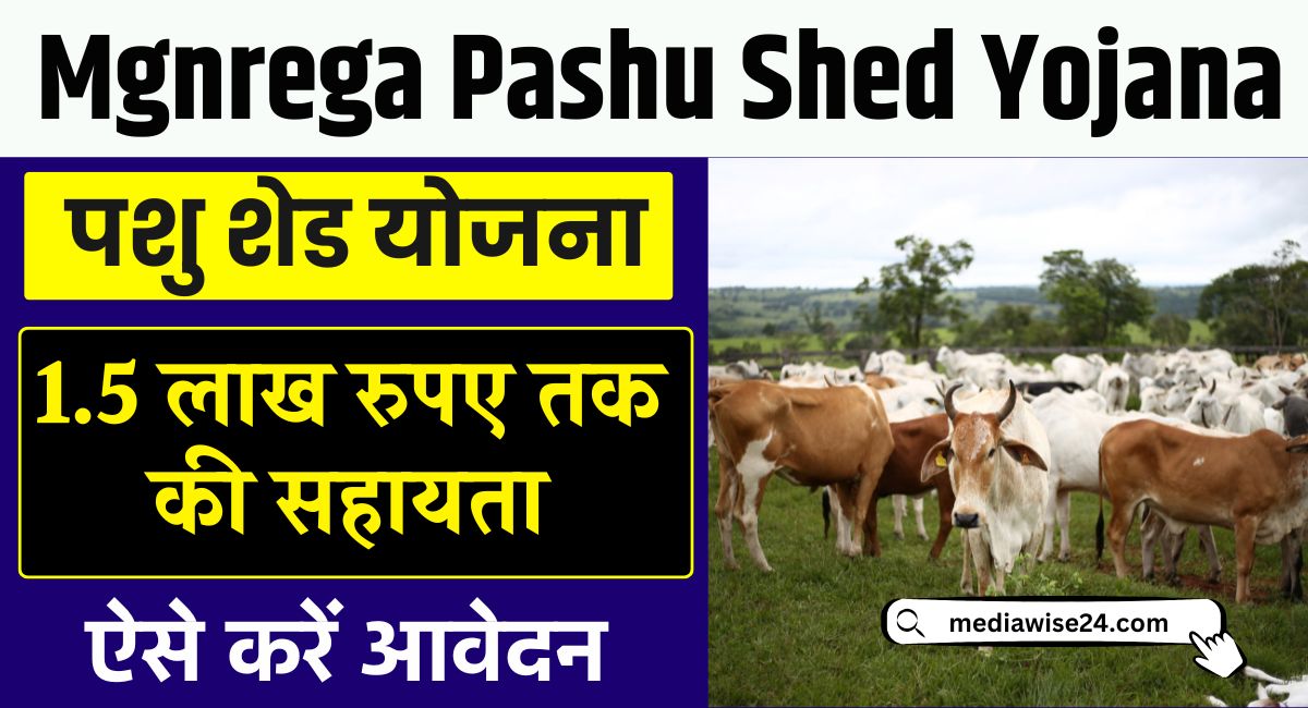 Mgnrega Pashu Shed Yojana 2025